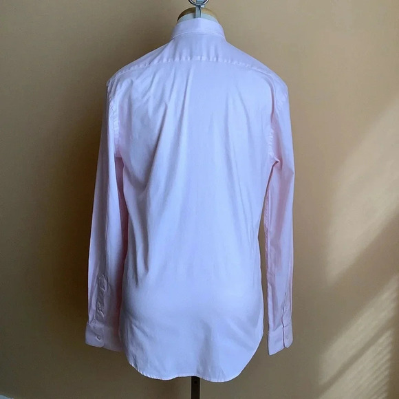 ZARA Pink Oversized Crisp Button Down Shirt - Picture 4 of 15
